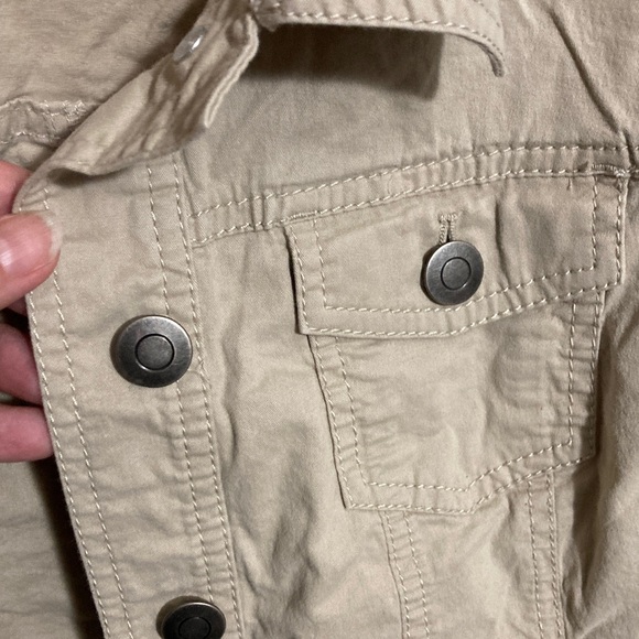 Amber Sun Tan Beige Khaki Jacket, Women’s Size Medium - Picture 3 of 6